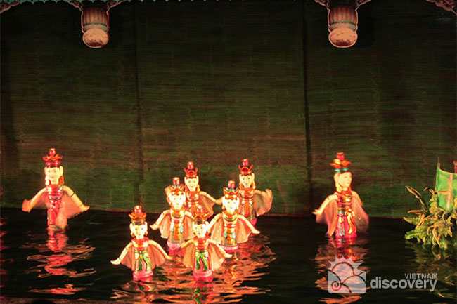 Water puppet shows weekly held in Hoi An
